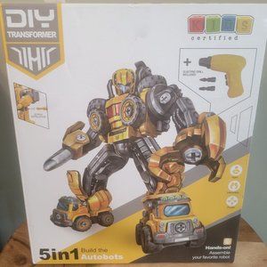 DIY Transformer 5 in1 Build the Autobots